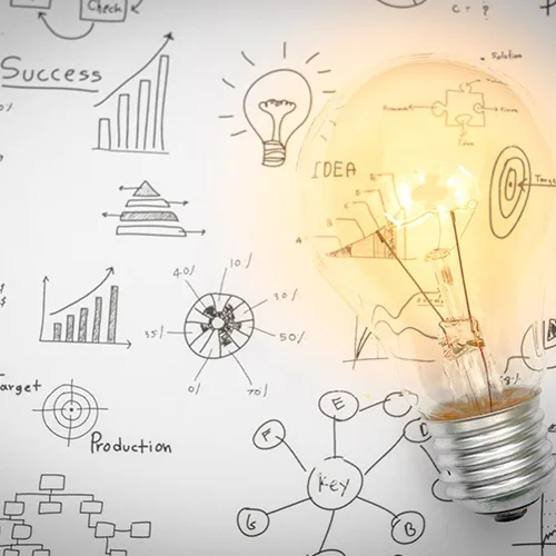 Image_Carre_Infographie Image Ampoule = Idée