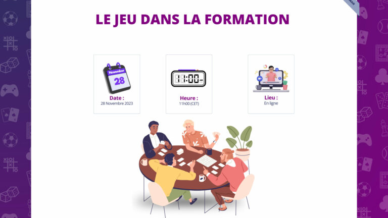 [WEBINAIRE] LE JEU DANS LA FORMATION